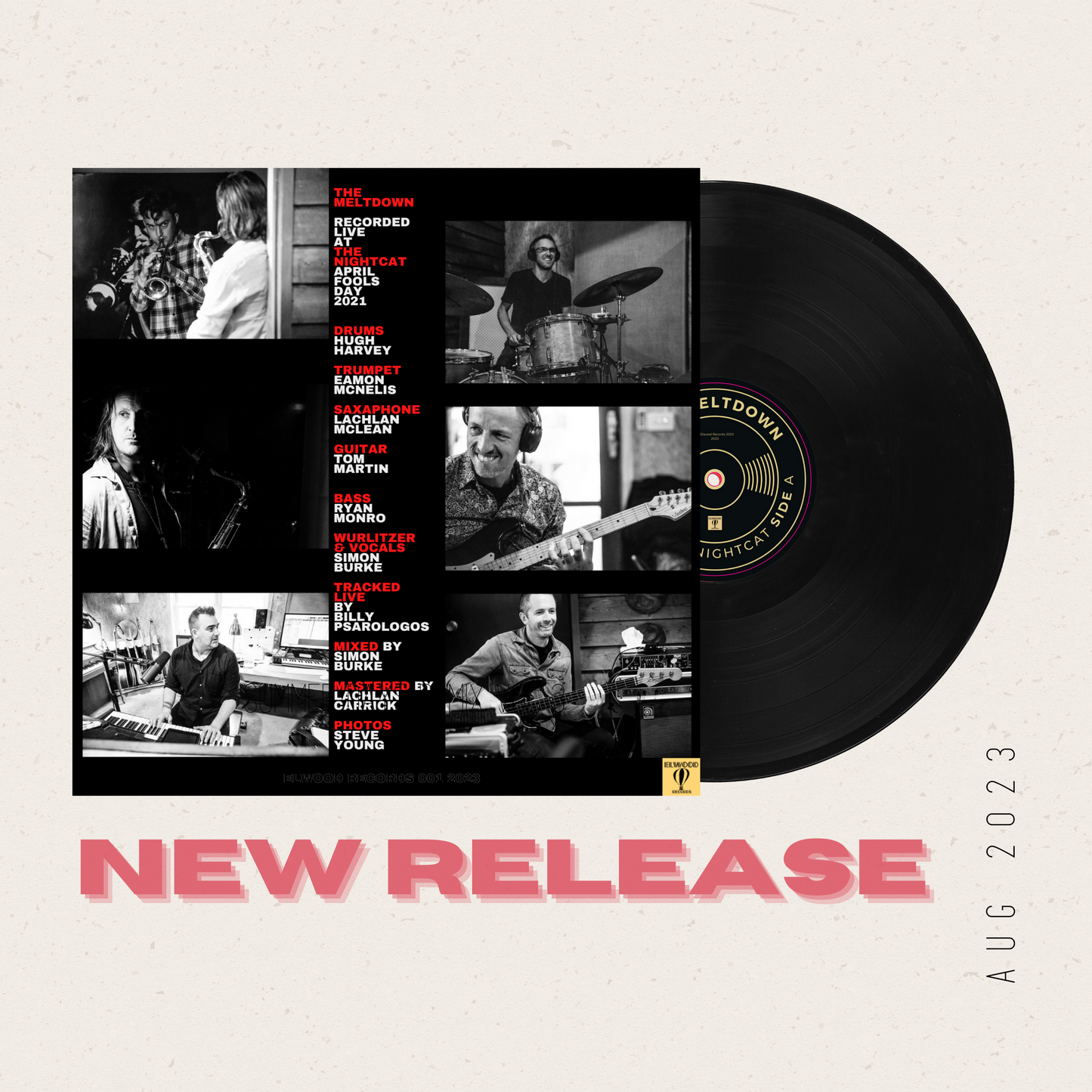 The Meltdown 'Live at the nightcat' VINYL